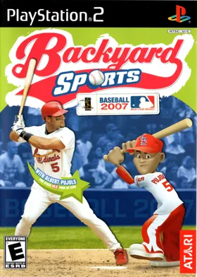 Backyard Sports - Baseball 2007 box cover front